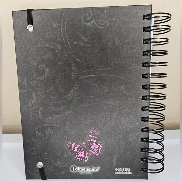 Floral Spiral Notebook with Inspirational Quote NEW - Picture 2 of 3